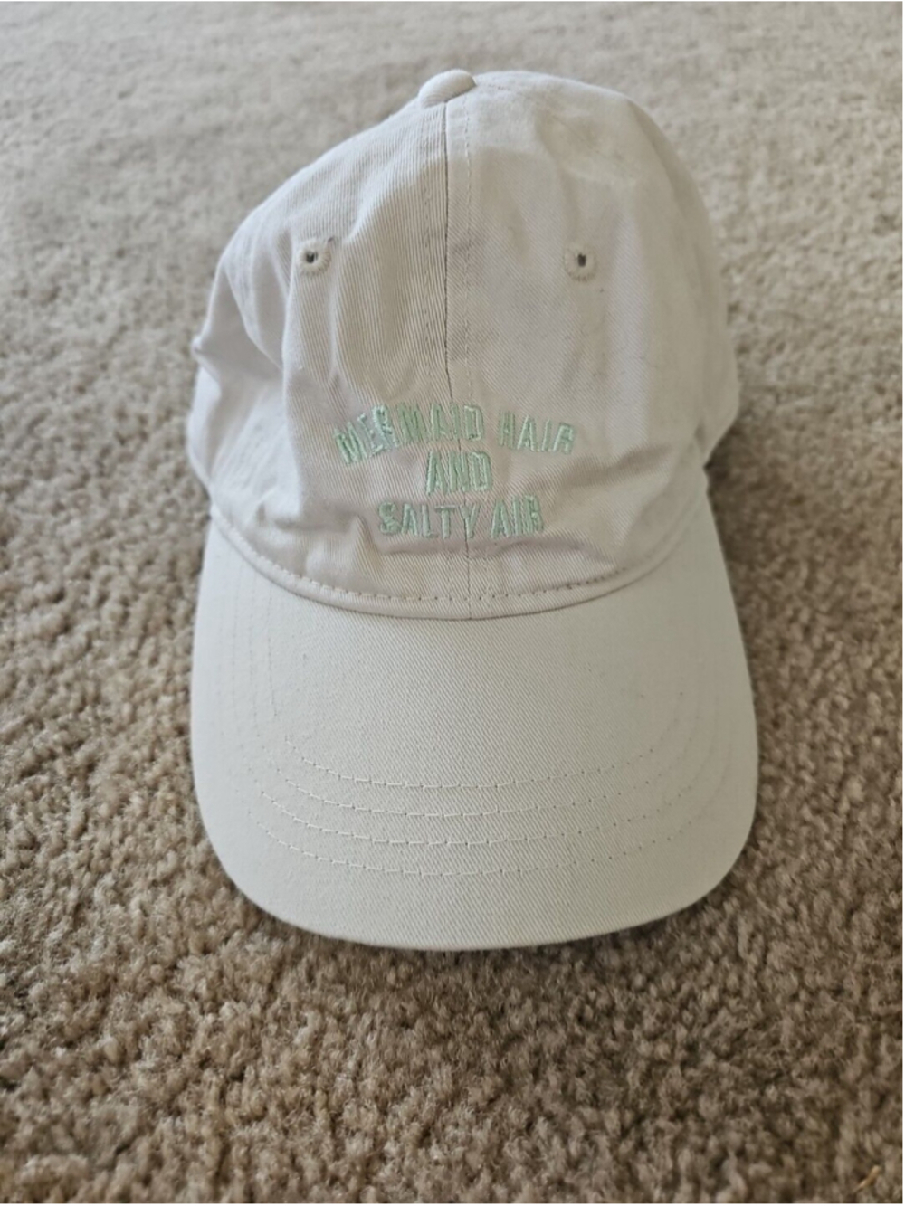 Women Baseball Hat Mermaid Hair Salty Air